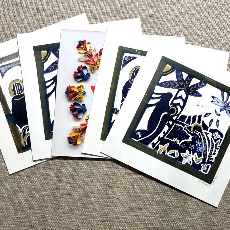 Assortiment • 5 Cartes Carrées